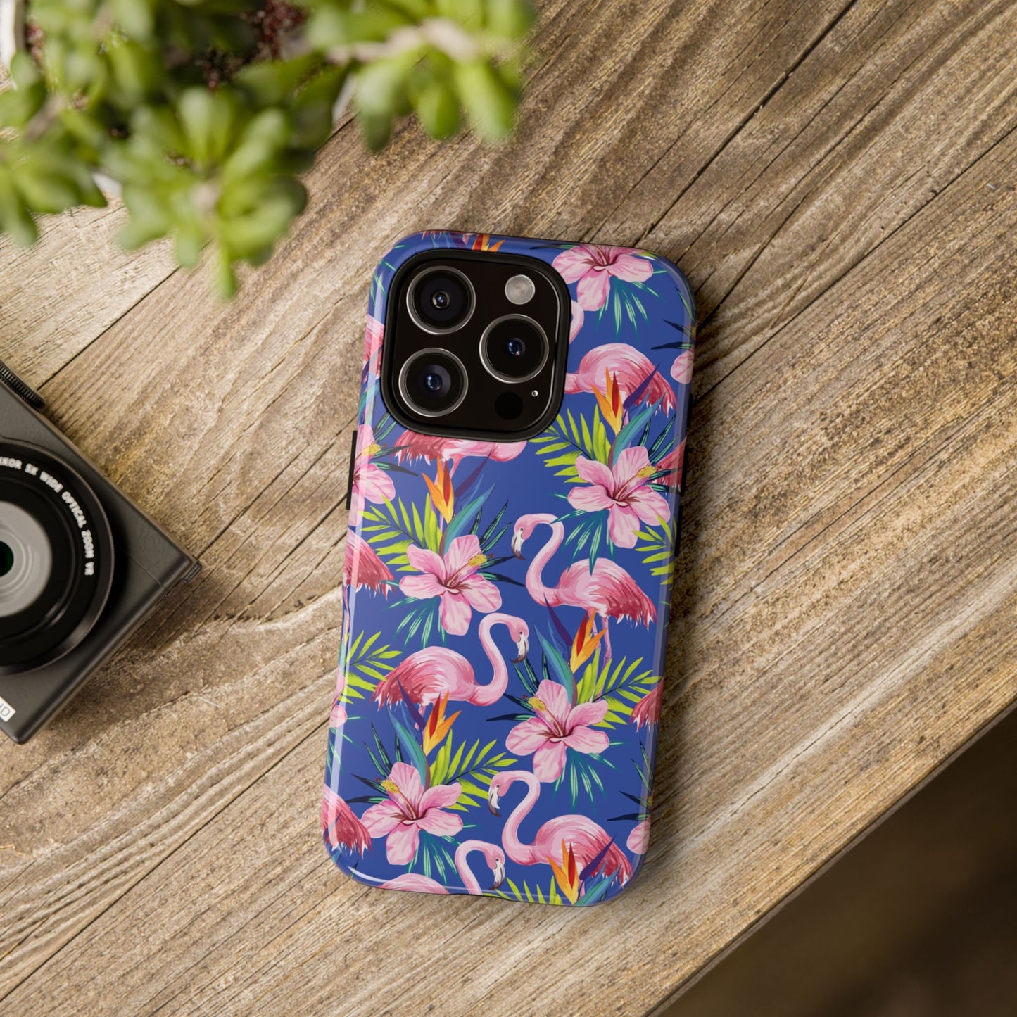 Flamingos Tough Phone Case For iPhone