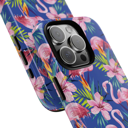 Flamingos Tough Phone Case For iPhone